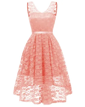 

Evening women summer vintage lace wedding woman party night Dress