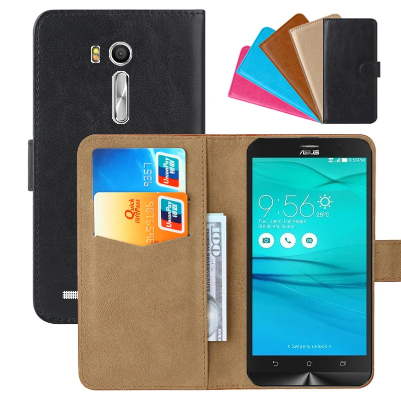 

Luxury Wallet Case For ASUS ZenFone Go TV (G550KL)/(ZB551KL) PU Leather Retro Flip Cover Magnetic Fashion Cases Strap