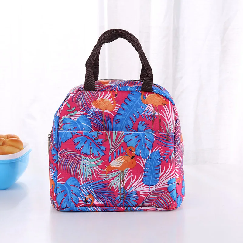 New Portable Lunch Bag Thermal Insulated Fresh Snack Cooler Lunch Box Tote Storage Bag Travel Picnic Food Pouch For Kids Women - Цвет: T04