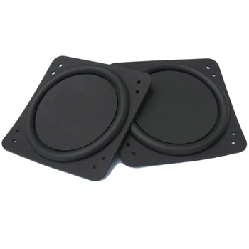 

2pcs 3 inch 75x75mm Bass Speaker Passive Radiator Auxiliary Bass Woofer Rubber Vibration Plate Diaphragm