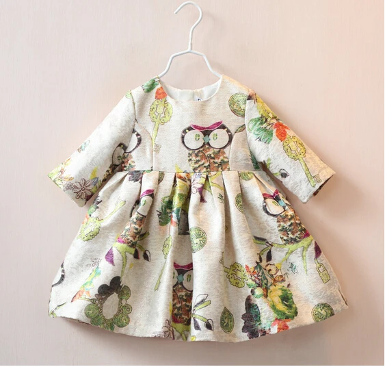 Cute Owl Pattern Children Girl Fall Dress Toddler Girl Three Quarter Beauteous Toddler Girl Dress Patterns Cute Owl Pattern Children Girl Fall Dress Toddler Girl Three Quarter Beauteous Toddler Girl Dress Patterns