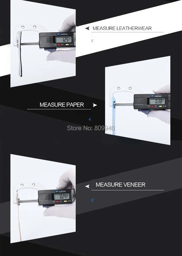 Быстрый Precision цифровой Толщина Манометр 0-25,00 мм/0-1 дюймов для жемчуг и камни Толщина суппорт ювелирные изделия Мера Калибр