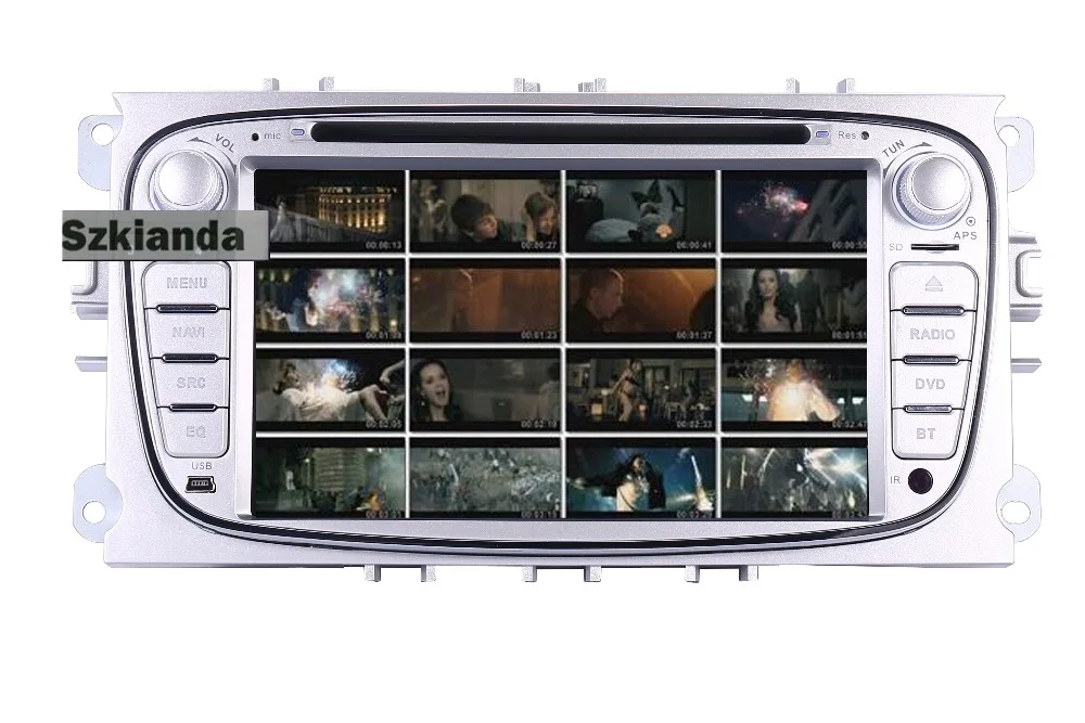 Flash Deal 2 Din 7 Inch Car DVD Player For FORD Mondeo S-MAX  C max FOCUS 2 2008-2011 With 3G Radio GPS Navigation BT 1080P 8GB Map 11