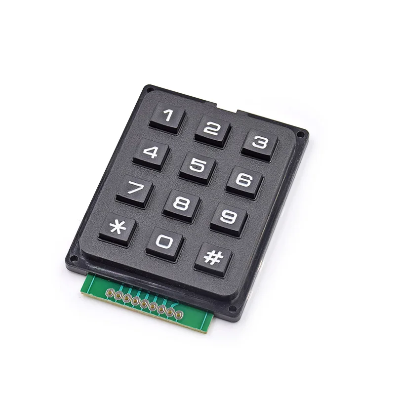 

4 X 3 Matrix Keyboard Keypad Module with 12 Keys 4 *3 Plastic Keys Switch