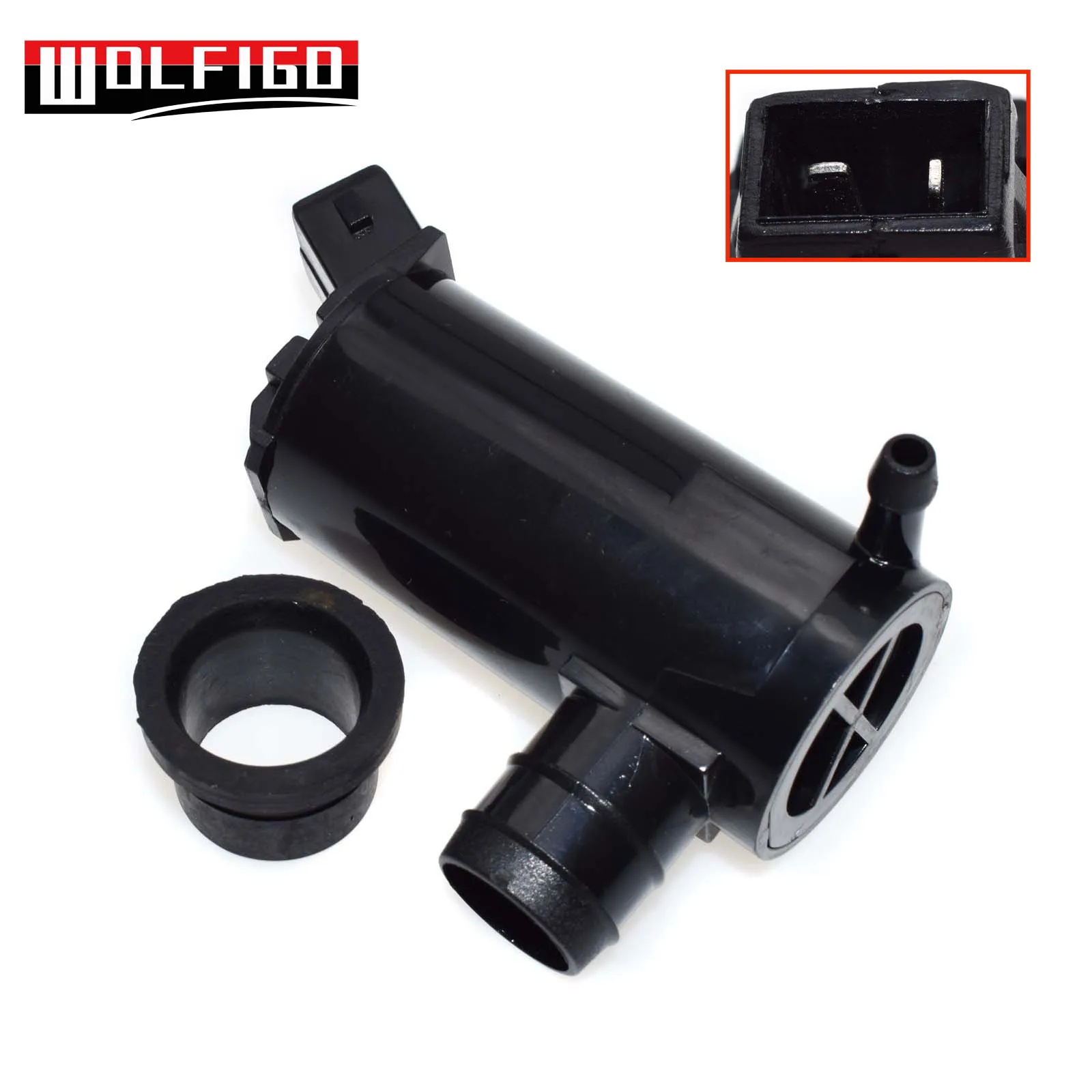 

WOLFIGO Windshield Washer Pump For Lincoln LS Mercury Cougar Mystique 93BB-17K624-AA,93BB17K624AA,2S6T-17K624-AB, 1698640 New