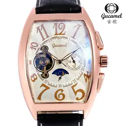 Элитный бренд, механические водонепроницаемые мужские часы в деловом стиле Для мужчин s Топ Qaulity Tourbillon человек часы мужской часы Montre