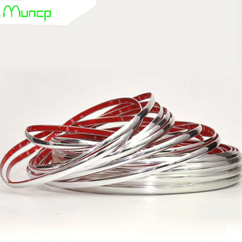 Muncp 10mm X15m Chrome Trim Styling Car Molding Exterior Interior