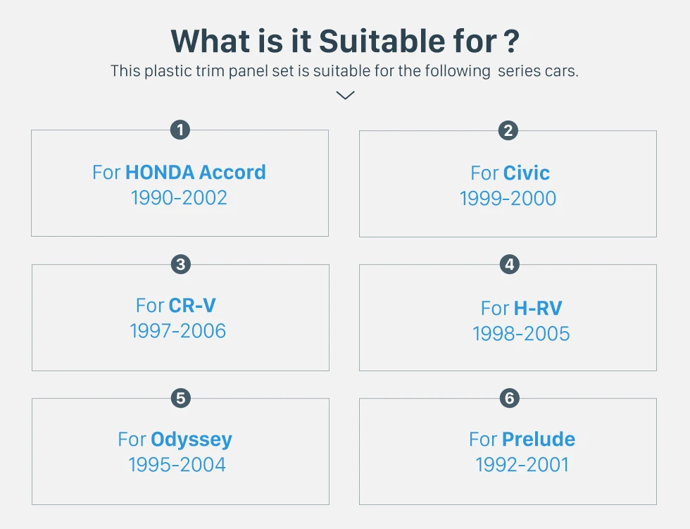 Harfey Горячая Универсальный 178*102 мм автомобиля Радио панель для HONDA Accord Civic CR-V H-RV Odssey перед применением CD отделкой установка Панель рамка