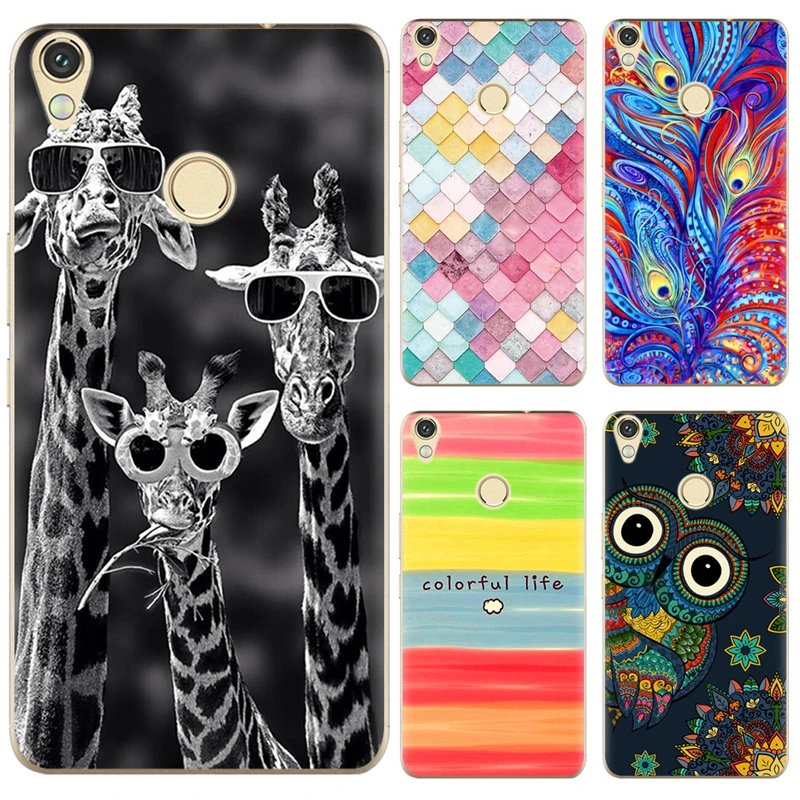 

Phone Case For TECNO CM / TECNO CXAIR Fashion Design Art Painted TPU Soft Cute Case Silicone Cover Phone Case For TECNO CXAIR
