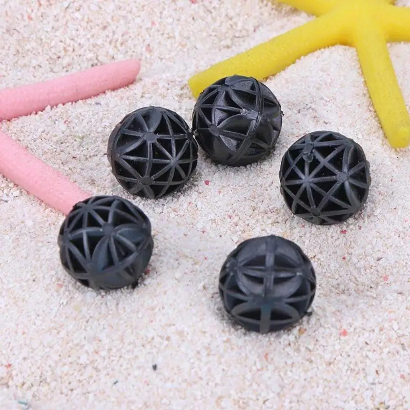 

10pcs Aquarium Pond Filter Safety and Non-toxicity Environmental Bio-balls Clean Practical Fish Tank Pond Reefs Sponge Media