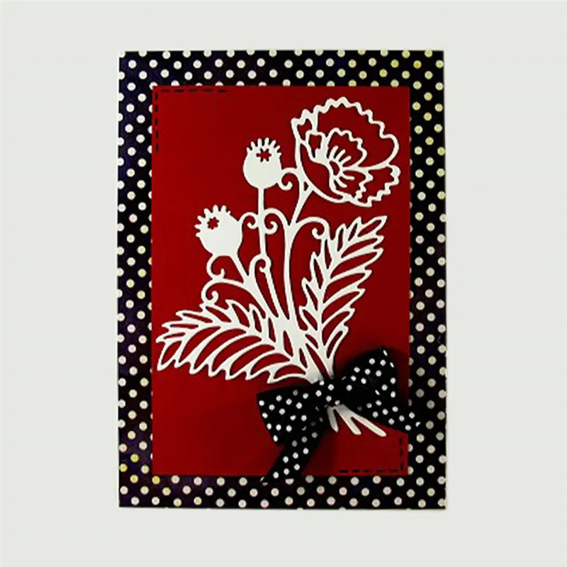 

Eastshape Flowers Poppy Metal Cutting Dies Scrapbooking Hollow For Album Card Making Embossing Crafts Stencil New Arrival 2019