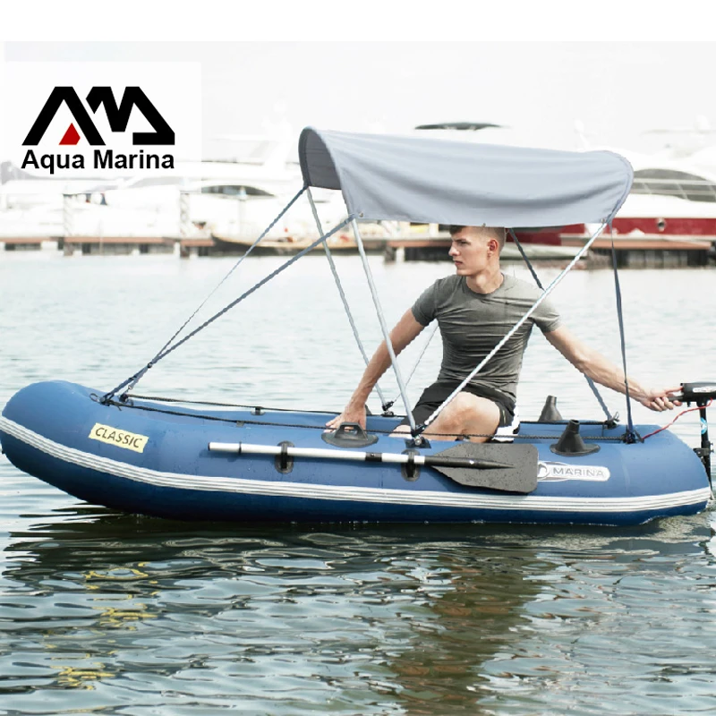 Inflatable 3 Preson Fishing Inflatable Boat 340*134cm Aluminium Oar