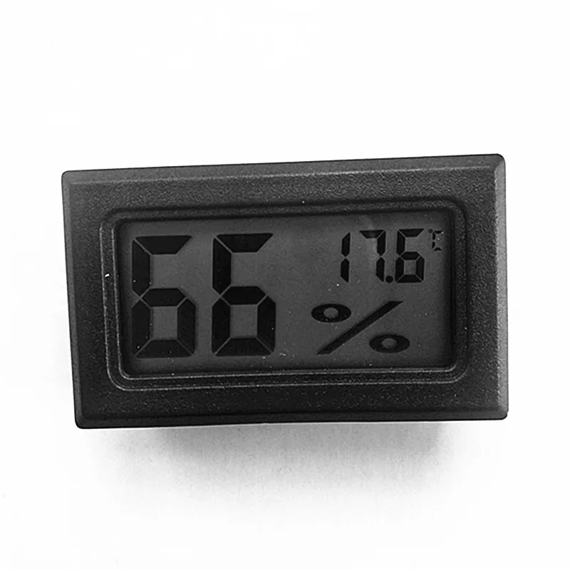 Digital Thermometer Hygrometer Moisture meter Temperature Humidity Meter Fridge Freezer -50-70C 10%RH~99%RH 1