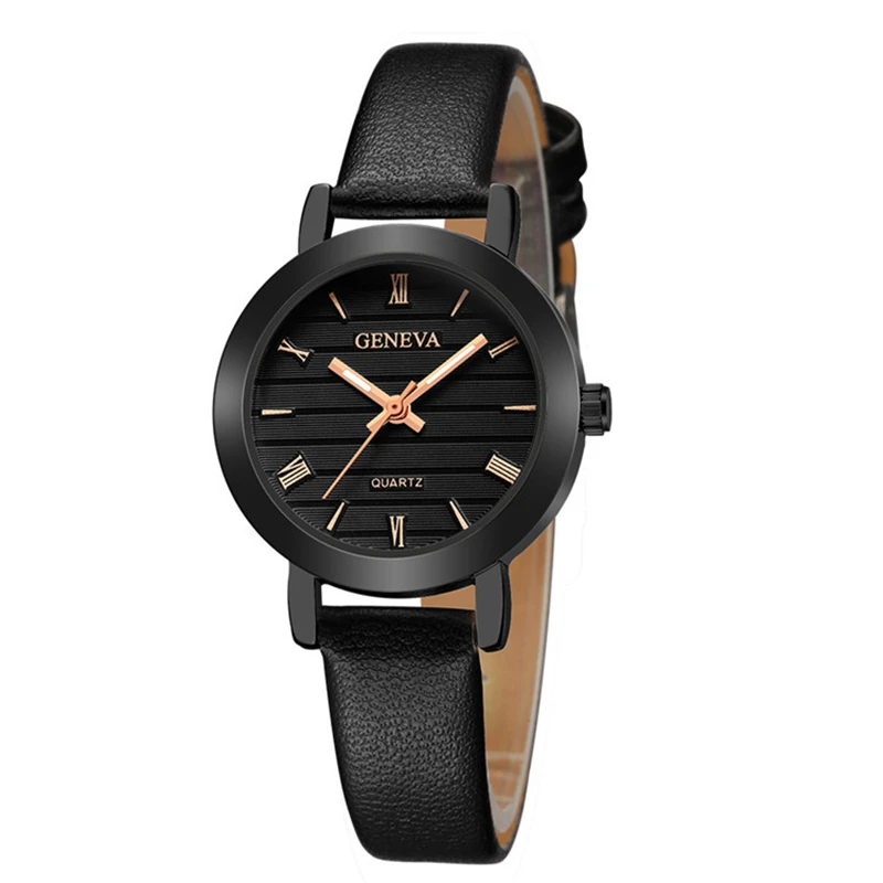 00BK-black rose dial