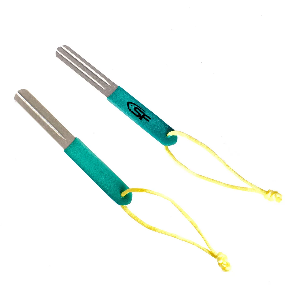 

SF Hook Hone Diamond Flie Duul Sharpening Grooves Sharpener Two Side Easy Take