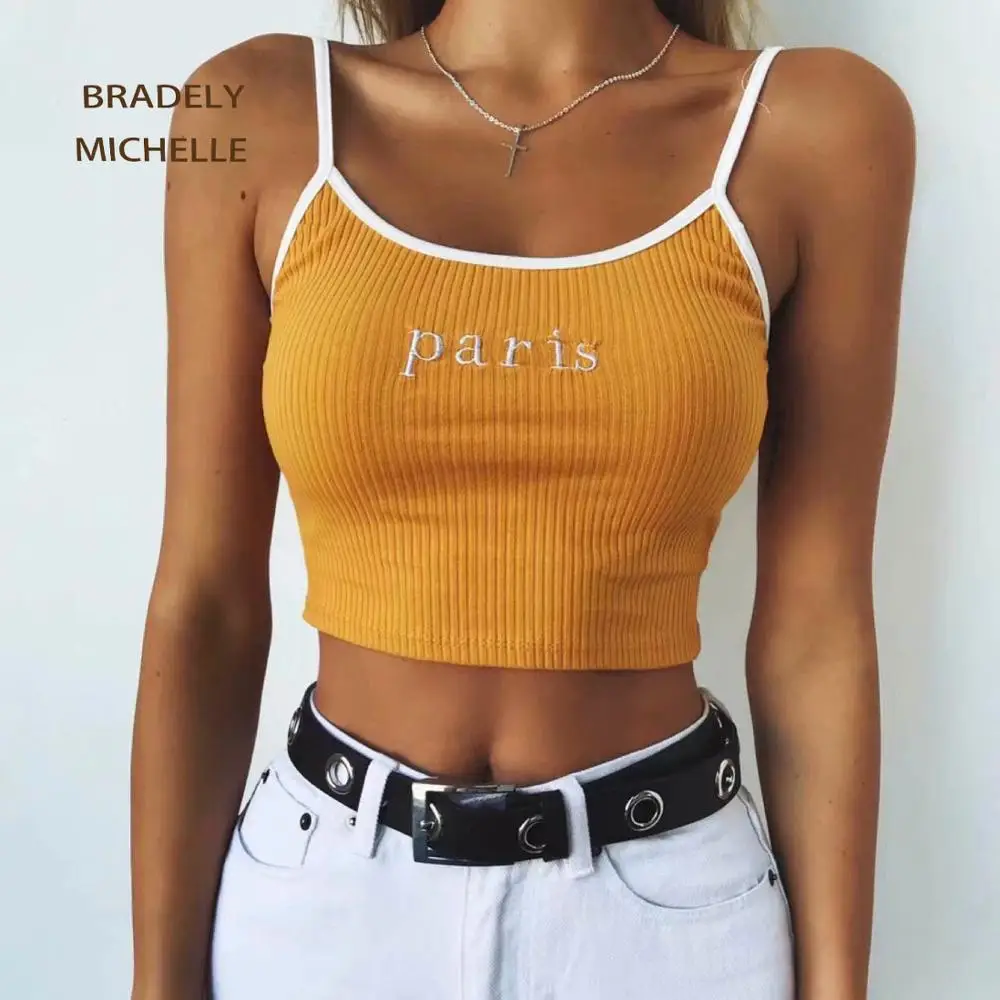 BRADELY michella Новый сексуальный женский укороченный топ с круглым вырезом без