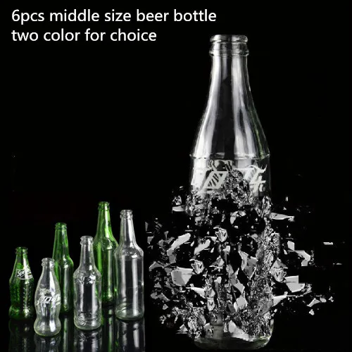 

Self Explosion Bottle -Transparent Large Bottle or Green Bottle (6 Pieces) - Magic Tricks,Mentalism Magic Props,Stage,Illusions