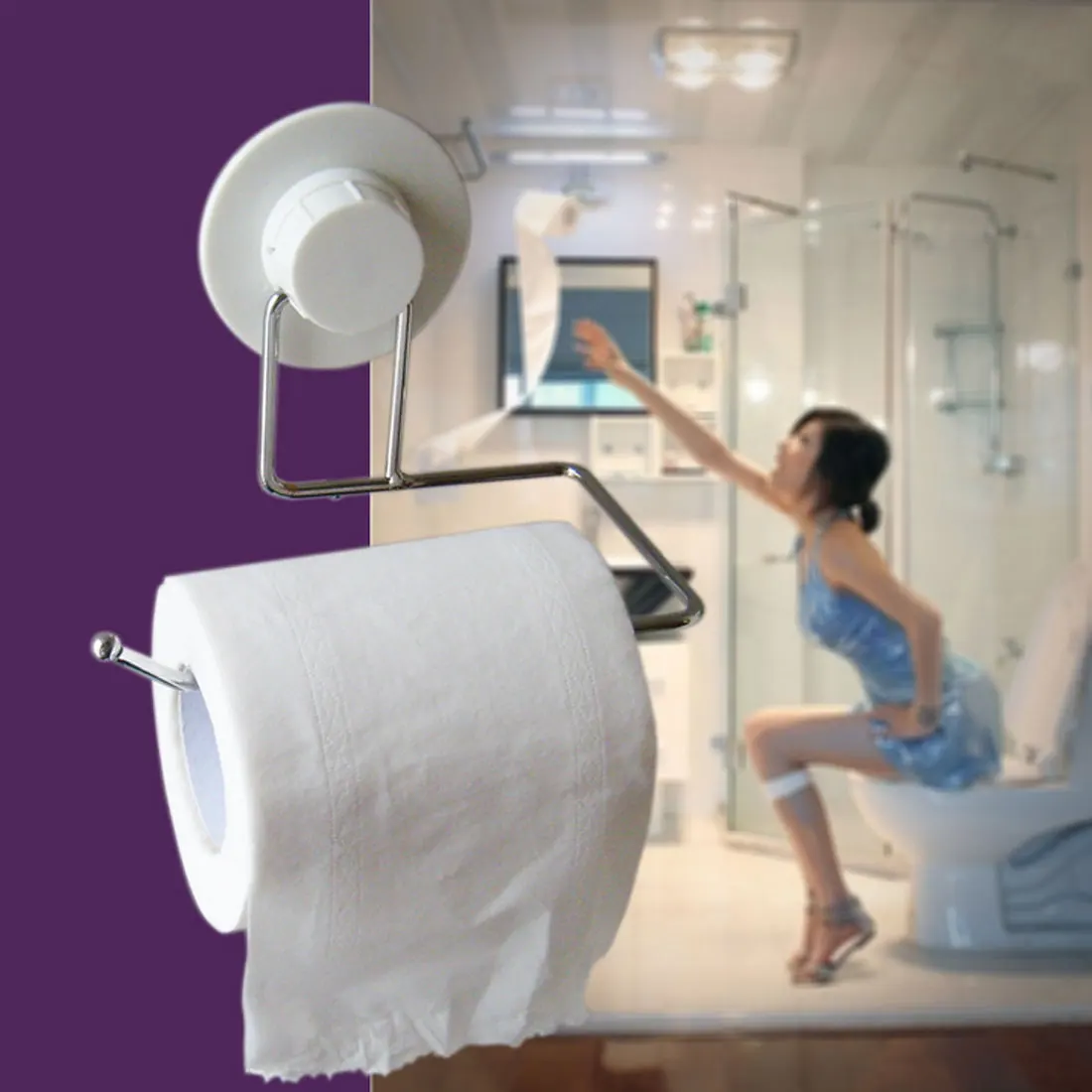 Download Nice Toilet Tissue Paper Tower Shelf Holder Bathroom ...