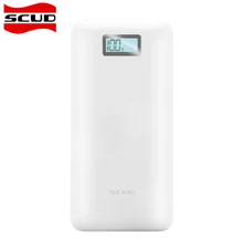 Original Scud 20000mAh LCD Screen Power Bank External Battery Charger Backup For iPhone Samsung Xiaomi Mobile Phones Powerbank