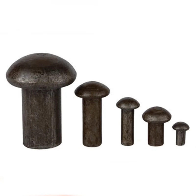 2Pcs M16 Semicircle half Round head rivets True color solid Iron rivet Length 30mm-90mm | Обустройство дома