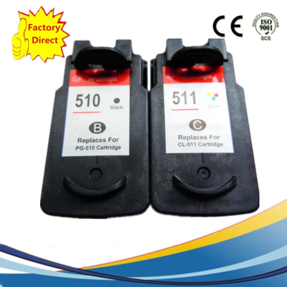 PG 510 XL PG510 CL 511 CL511 картриджи с чернилами восстановленные Pixma IP2700 IP2702 MP240 MP250 MP252 MP260|ink