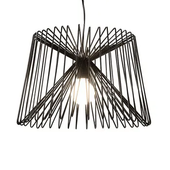 

Minimalist modern creative fashion living room Cafe dining room iron wire spider Chandelier