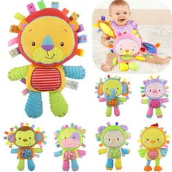 8 видов стилей Newbron детские погремушки игрушки успокоить Плюшевые куклы колокольчики животных животного успокаивающие игрушки животных