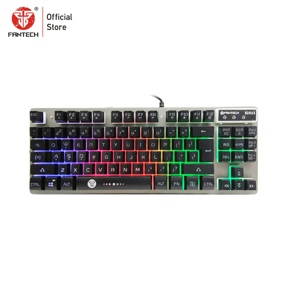 FANTECH K611 Gaming Keyboard Backlit Floating keys Multimedia Wired