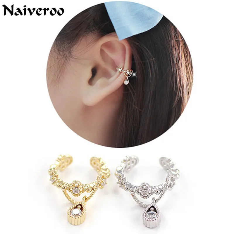 Buy Cute Without Pierced Ear Bone Folder Punk Earrings