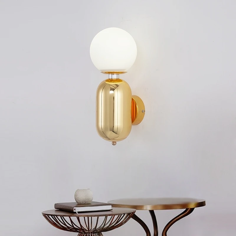 Светодиодная прикроватная лампа для спальни простой современный настенный