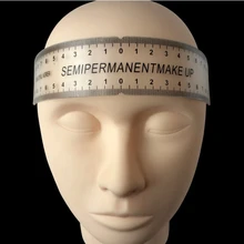 10 шт. U Тип No2 Пластик Стандартный бровей трафареты для татуировок Перманентный макияж линейка для бровей б/у начинающих