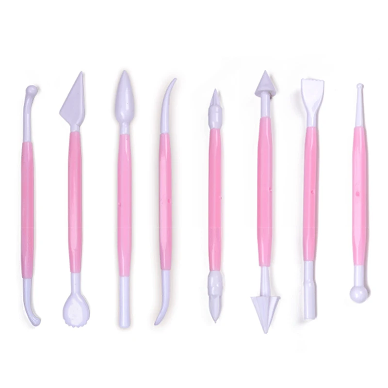 Kitchen Tools Cake Knife 8pcs/set Fondant Cake Decorating Flower