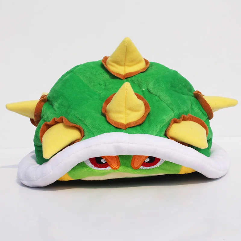 Super Mario Koopa Bowser Plush Hat doll Toy 21cm Soft Plush Cap for Christmas Gifts