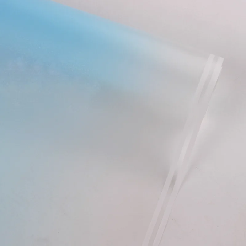 60x60 см корейские цветы оберточная бумага градиентный цвет водонепроницаемая бумага s подарочная упаковка букета бумажные материалы