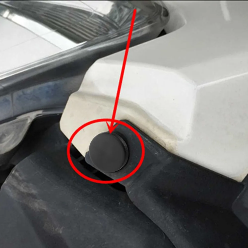 30 Pcs Black 9mm Hole Plastic Car Bumper Fender Push Type Rivets Clips for Honda