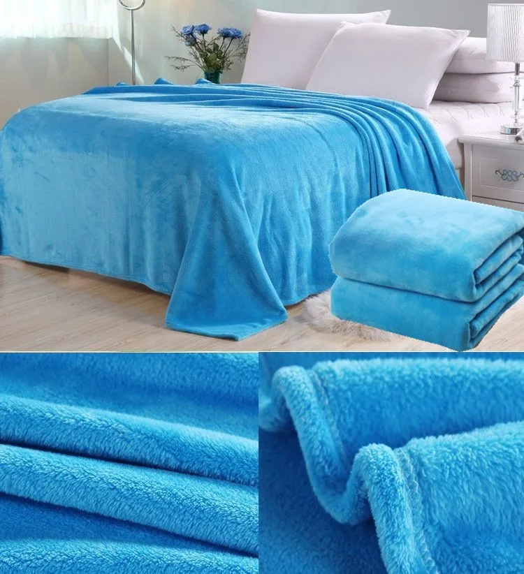 Горячее предложение, супер мягкое Флисовое одеяло из микроплюша, однотонное, однотонное, розовое одеяло, покрывало, покрывало для кровати, подарок
