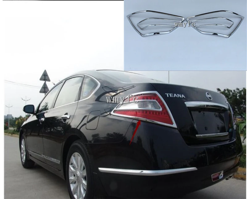For Nissan Teana 2008 2009 2010 2011 2012 ABS Chrome Rear taillight Lamp Cover trims | Автомобили и мотоциклы