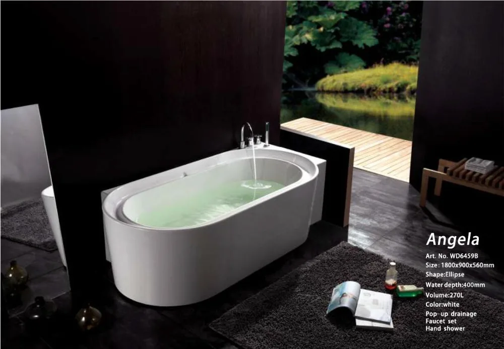 

71' Rectangular New Design Seamless Joint Freestanding Fabrication Bathtub Integrated CUPC Approval Soaking Bath 6459B