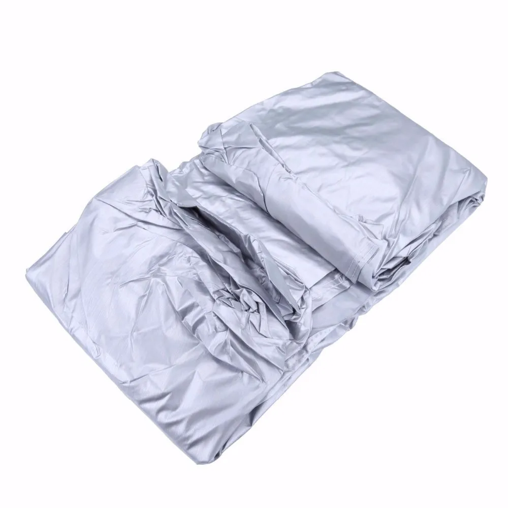 L Universal Large Size Nylon PVC Auto Car Cover Waterproof Sun UV For Audi BMW 5