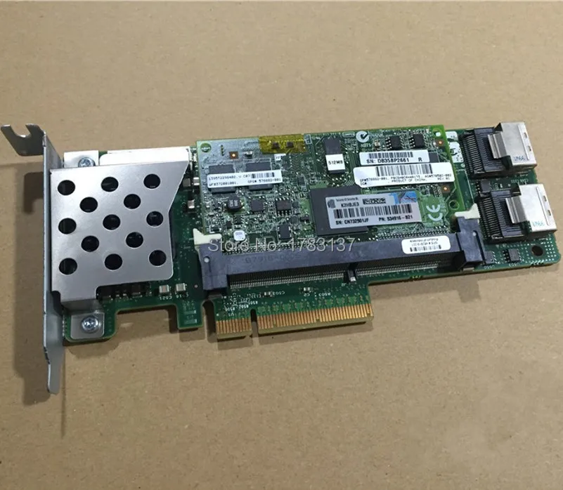 

with 512M RAM 462919-001 013233-001 Array SAS P410 RAID Controller Card 6Gb PCI-E