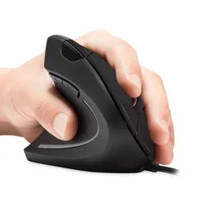 Professional Wired Ergonomic Optical USB Vertical Mouse 1000 / 1600 DPI Game Pro Gamer Computer Mice For PC Laptop High Quality
