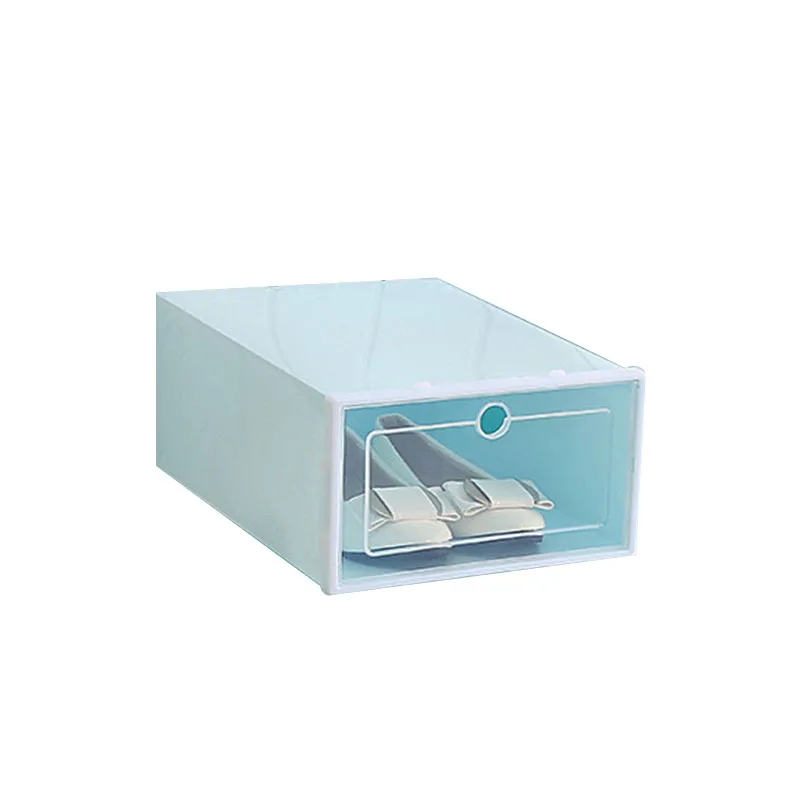 

Home Space Saver Protection Shoes Hanger Organizer Storage Rack Behind Door Transparent Plastic Drawer Case Organizer Box Holder