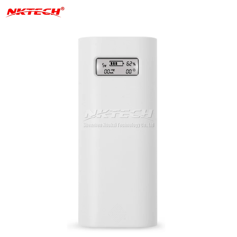 Внешний аккумулятор NKTECH E4S с ЖК дисплеем 1 а/18650 А|18650 usb charger|18650 usbusb charger |