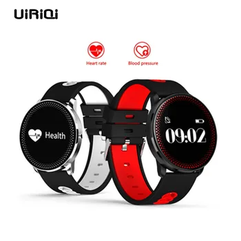

UiRiQI New Smart Wristband Smart Band With Heart Rate Blood Pressure Pedometer Fitness Bracelet Activity Tracker Smart Watch Men