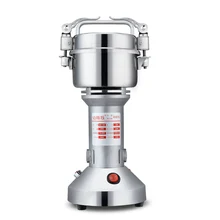 Портативный мини-измельчитель из нержавеющей стали, китайский травяной зерновой мельница для злаков, порошковая машина, сверхтонкий шлифовальный станок