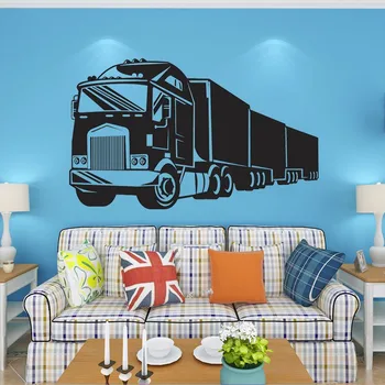 

Removable Lorry Truck Transport Wall Sticker Room Decor Bedroom DIY Decal Mural Art Living Room Decor Wall Paper