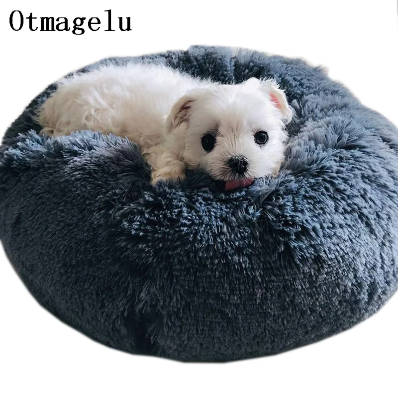 Plush Cat Bed Pet House Soft Long Plush Cat Cushion Mat Dog Bed For Small Dog Cat Nest Winter Warm Kitty Sleeping Bed Puppy Mat9