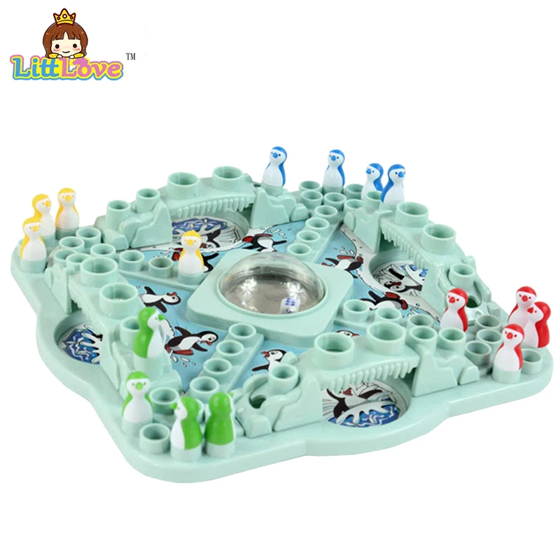 LittLove Family Competition Game POP N'drop игрушки для пингвинов Настольная шахматная доска