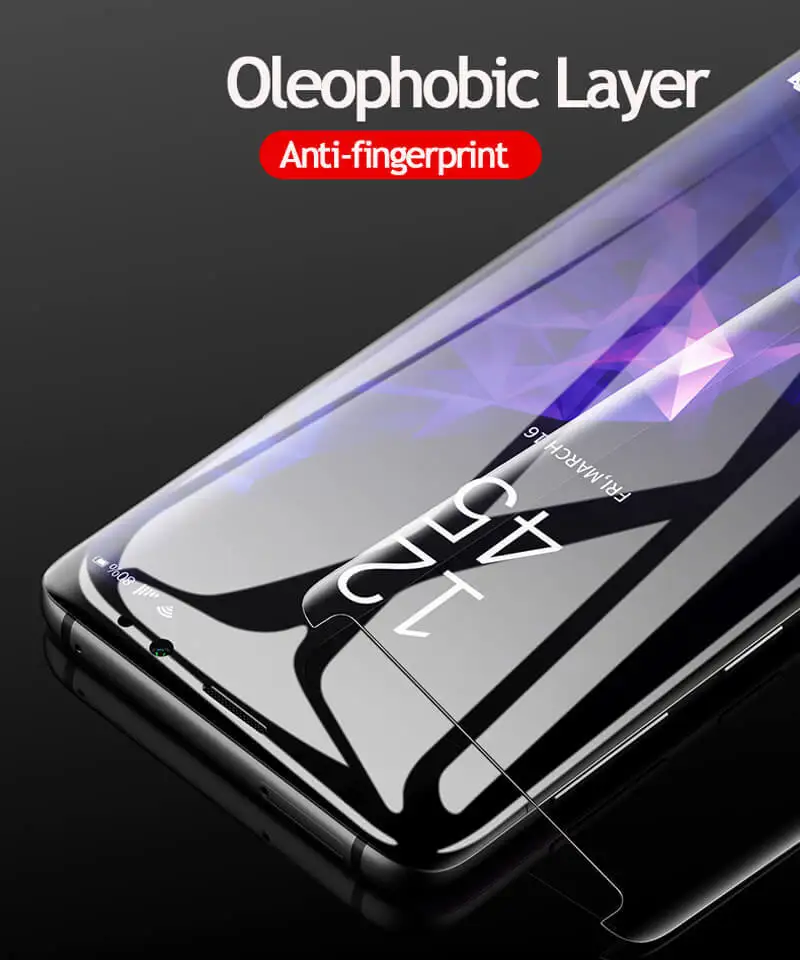 2pcs Screen Protector For Samsung S7 edge S8 Plus Note8 9 Curved Tempered Glass Liquid Full Glue UV Glass Light for Galaxy S9Plus (2)