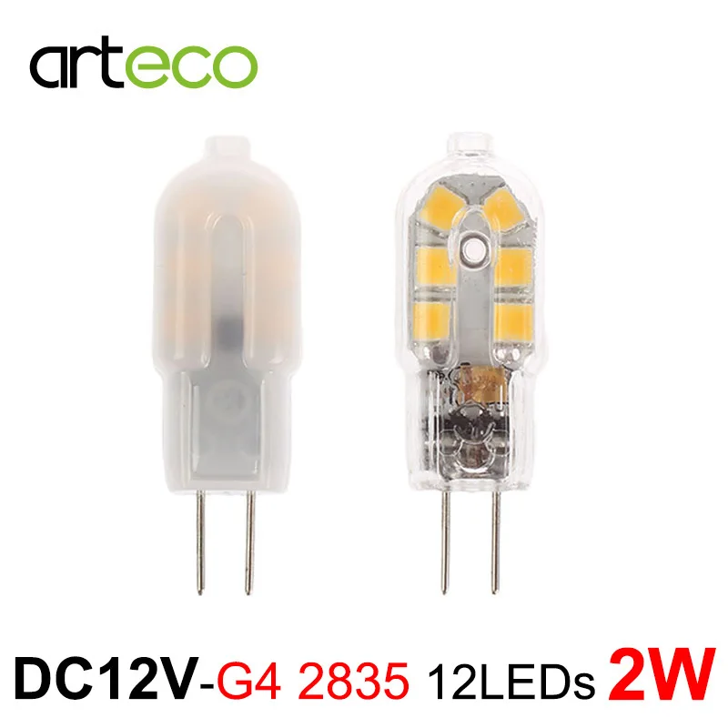 

AC/DC12V Mini G4 LED Bulb 12LEDs SMD 2835 LED Lamp LED Spotlight Replace Halogen Lamp Chandelier Crystal Light